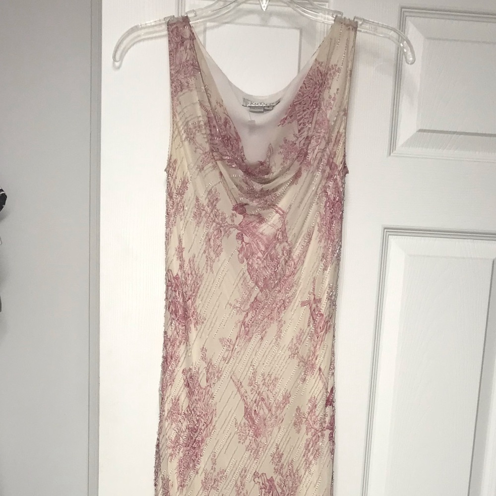 Kay Unger Evening Beaded Dress Size 2